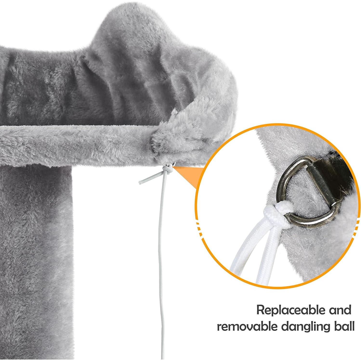 Torre para Gatos Topeakmart 145 cm con Postes para Rascar