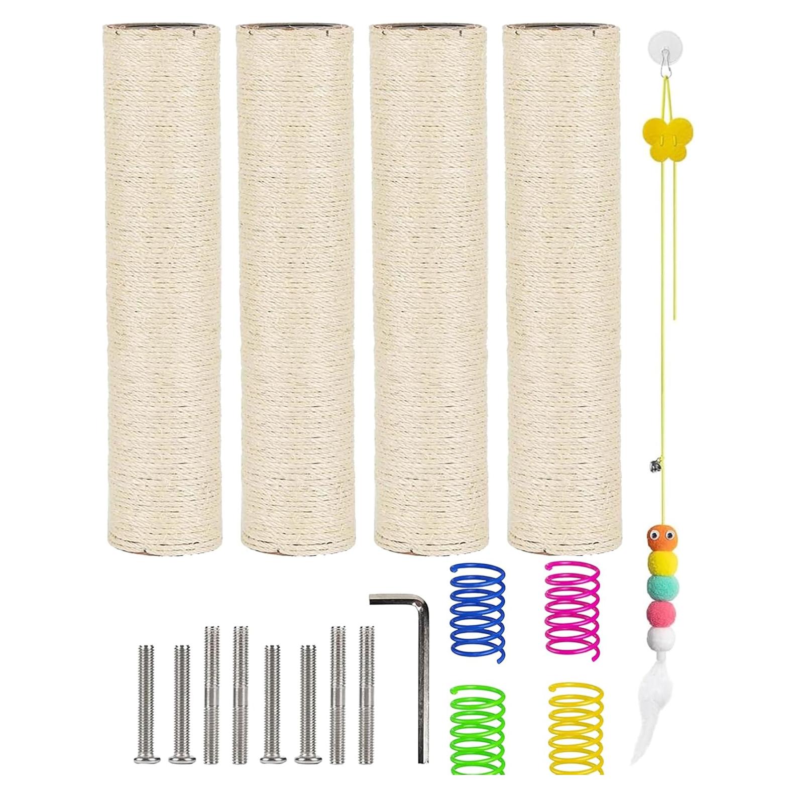 Poste Rascador de Repuesto BNOSDM 40 x 8 cm para Gatos