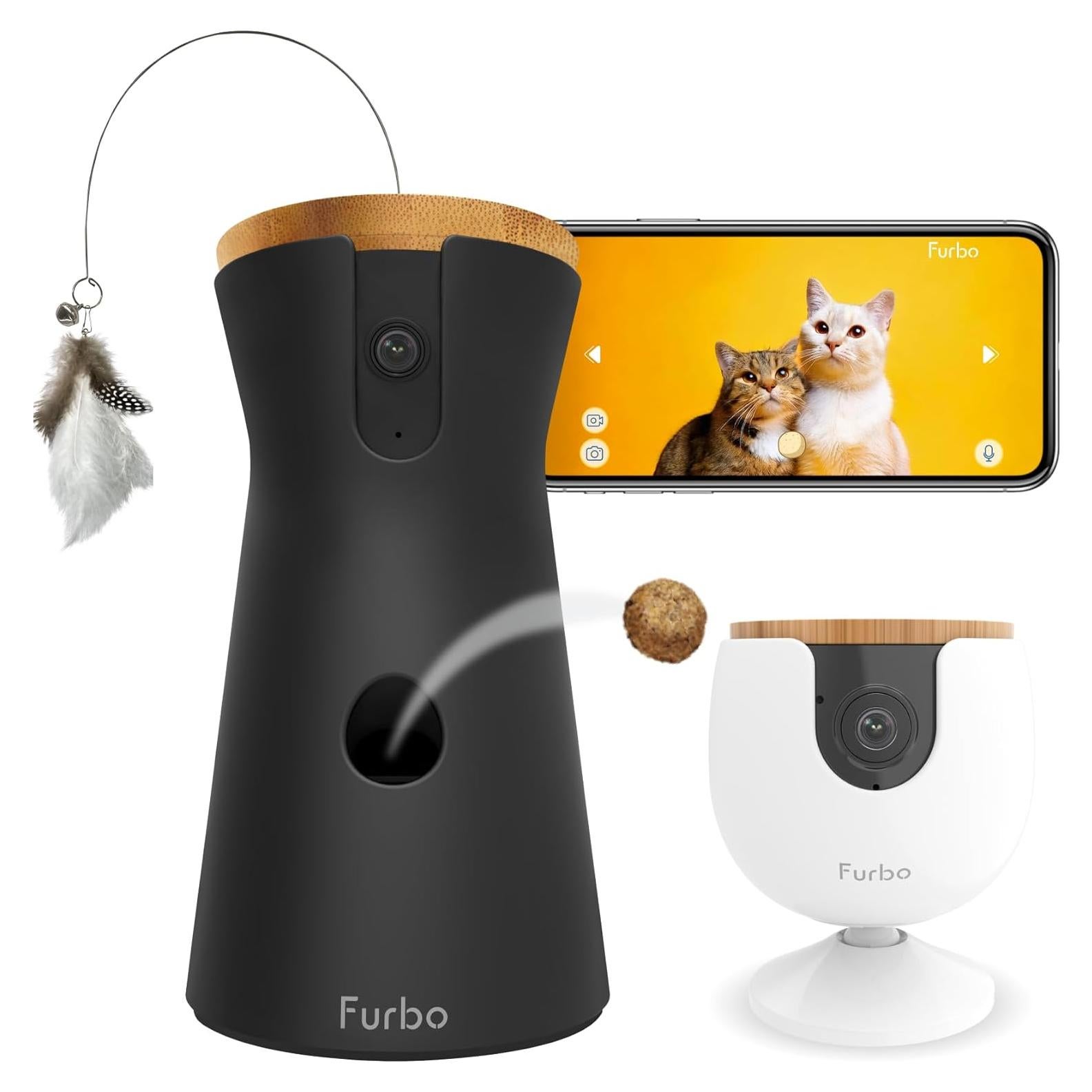 Cámara para Gatos Furbo 360° + Mini - Paquete de 2