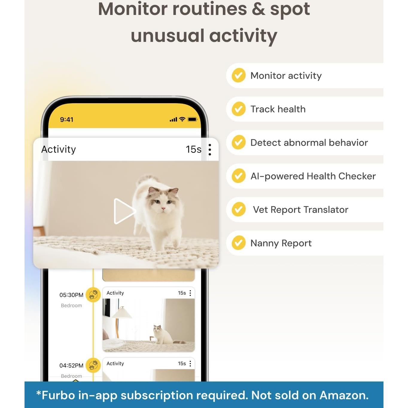 Cámara para Gatos Furbo 360° + Mini - Paquete de 2