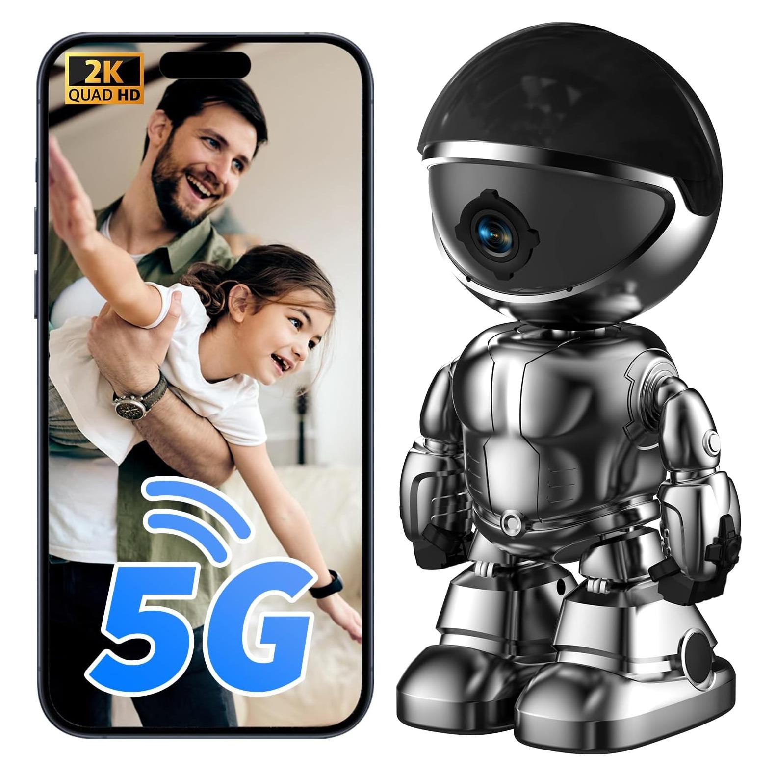 Cámara de Seguridad Interior 2K HD GBIUT con Detección de Movimiento