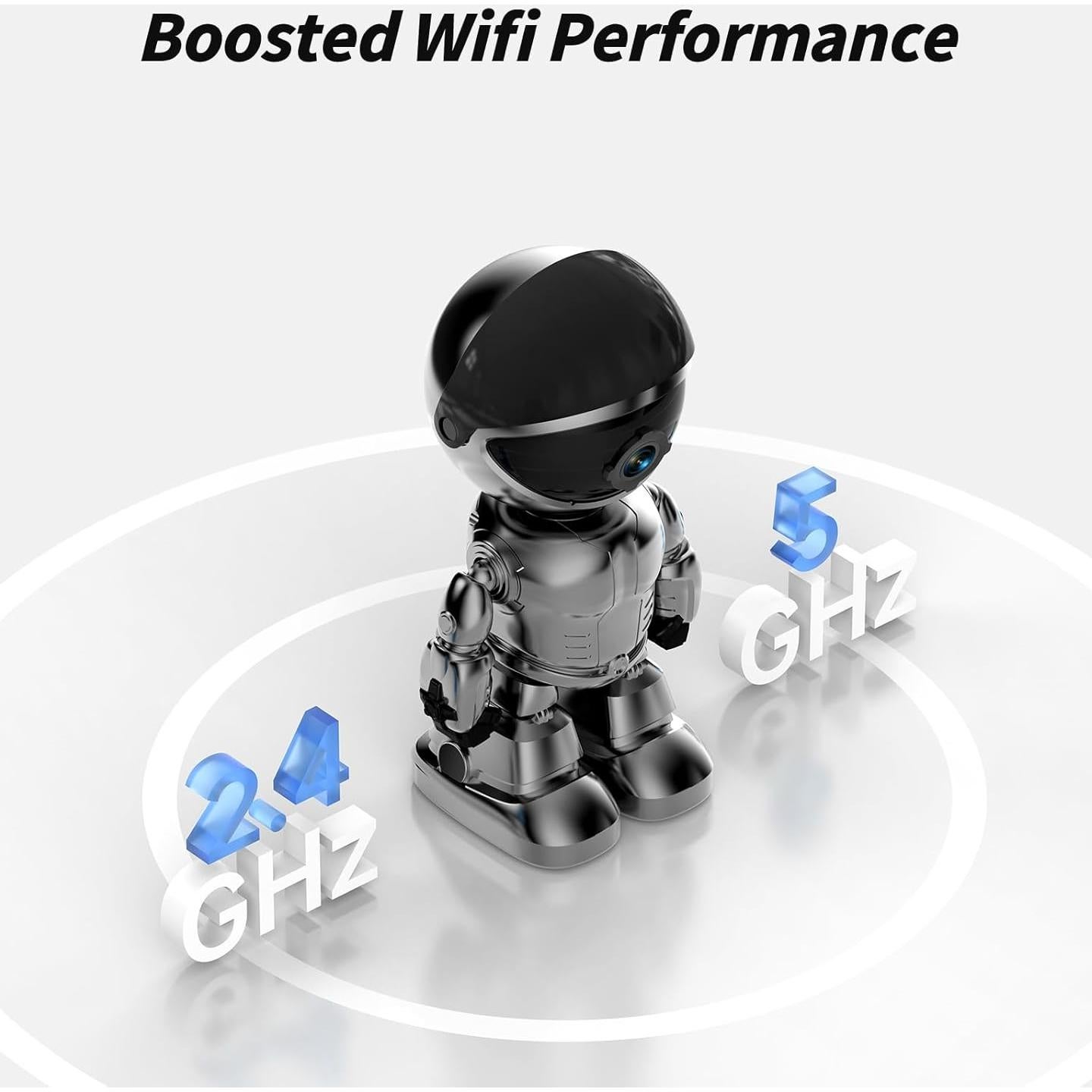 Cámara de Seguridad Interior 2K HD GBIUT con Detección de Movimiento