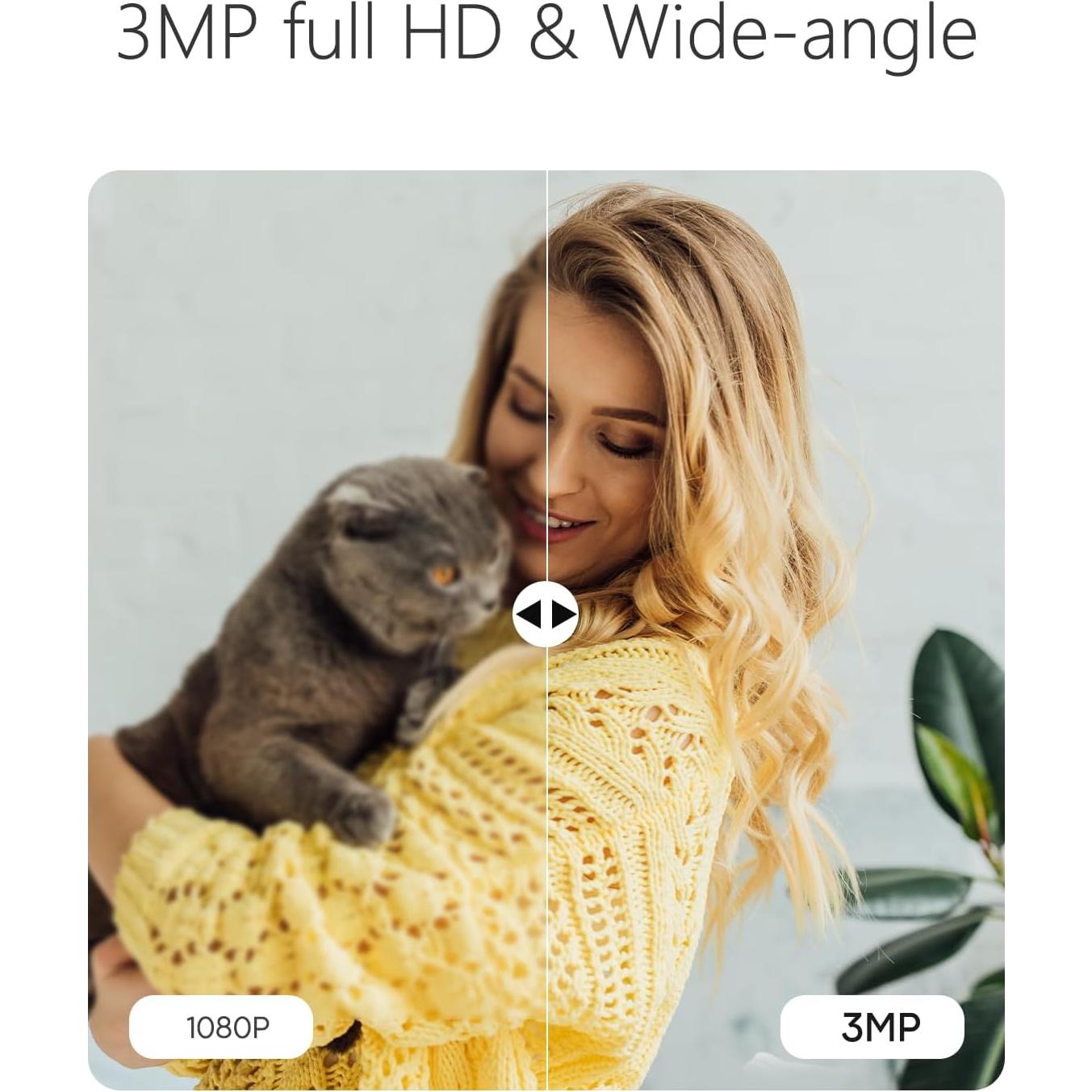 Cámara para Mascotas VSTARCAM C38SP 3MP con Audio Bidireccional