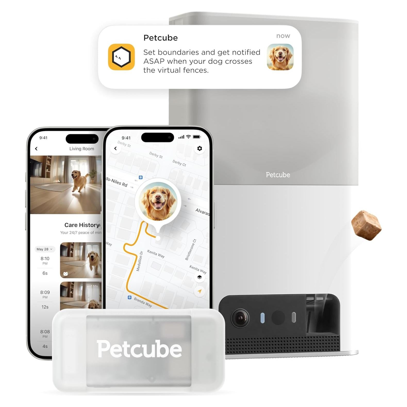 Cámara de Seguridad Interactiva Petcube Bites 2 Lite con GPS