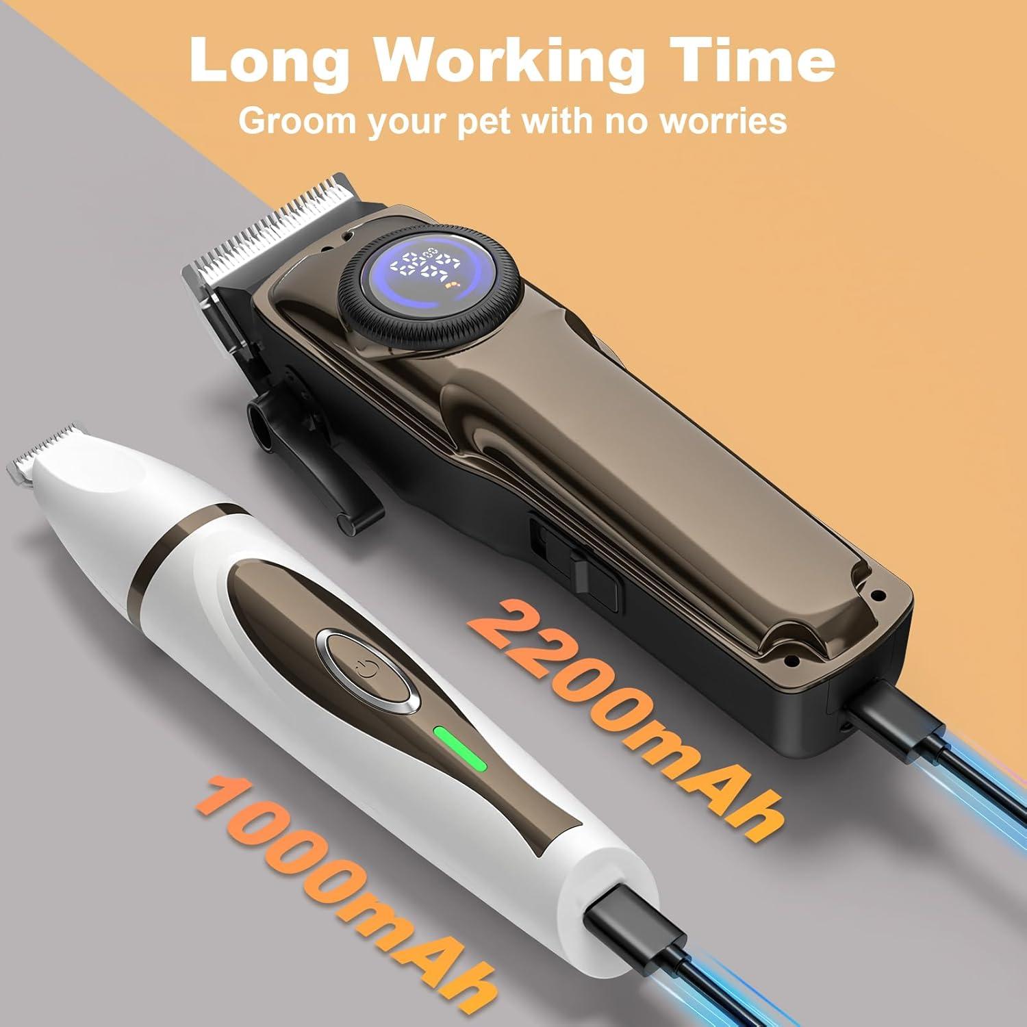 Kit de Aseo 3 en 1 GIMPYN para Perros y Gatos - Cortadora y Amoladora