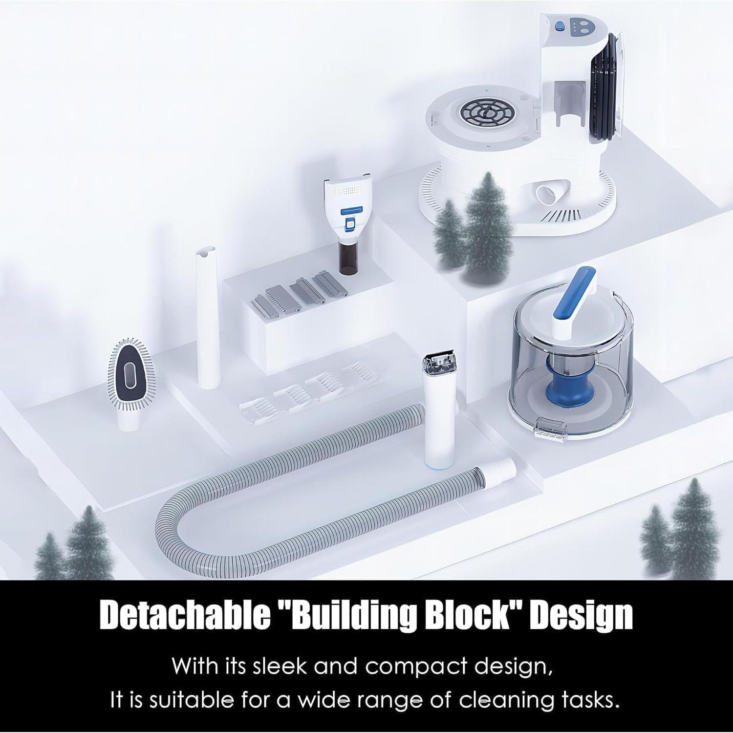 Kit de Aseo para Mascotas PROMOMO 3.4L Aspiradora 99% Pelo