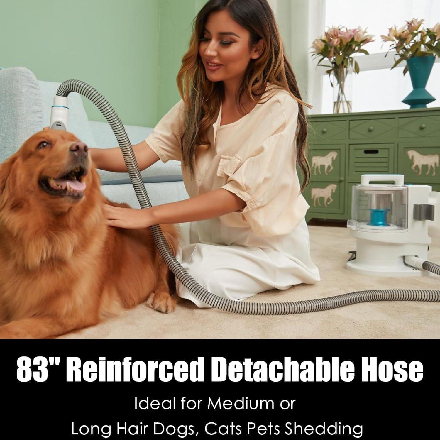 Kit de Aseo para Mascotas PROMOMO 3.4L Aspiradora 99% Pelo