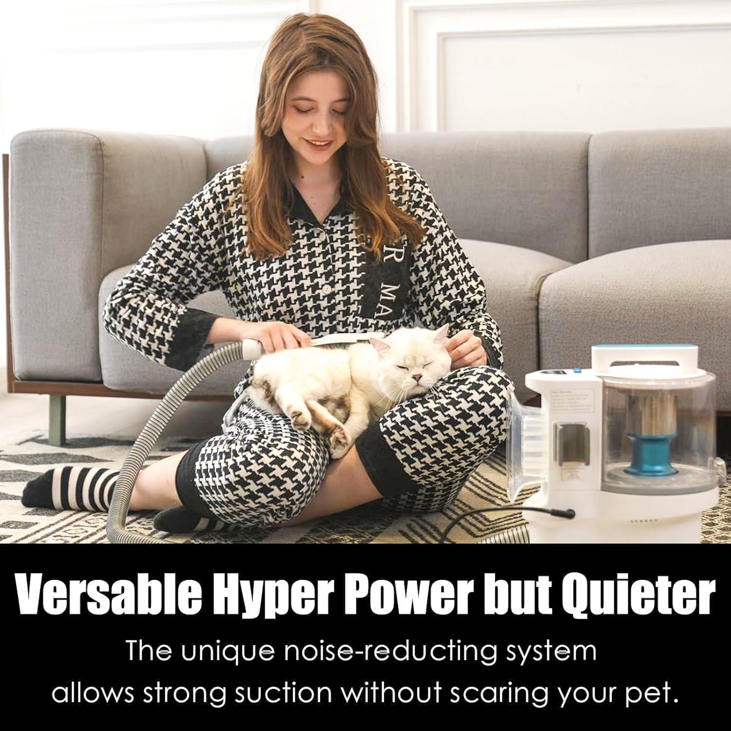 Kit de Aseo para Mascotas PROMOMO 3.4L Aspiradora 99% Pelo