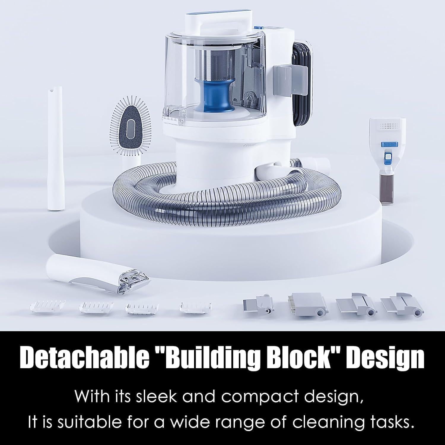 Kit de Aseo para Mascotas PROMOMO 3.4L Aspiradora 99% Pelo