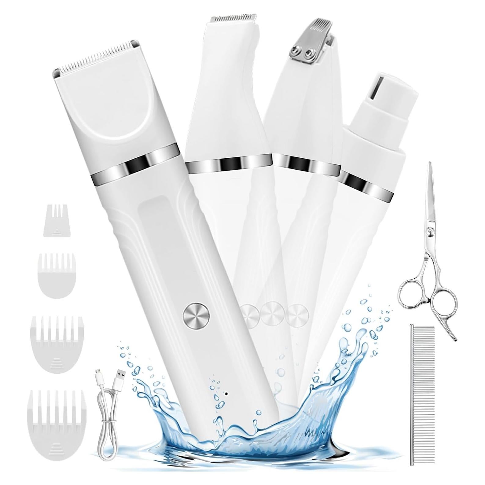 Kit de Aseo 4 en 1 BENTFINE para Perros y Gatos Silencioso