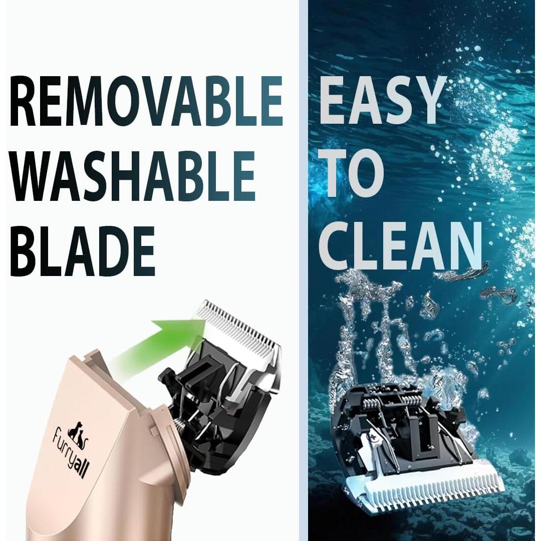 Cortadora de Perros Furryall FA-P2-101 Silenciosa Inalámbrica