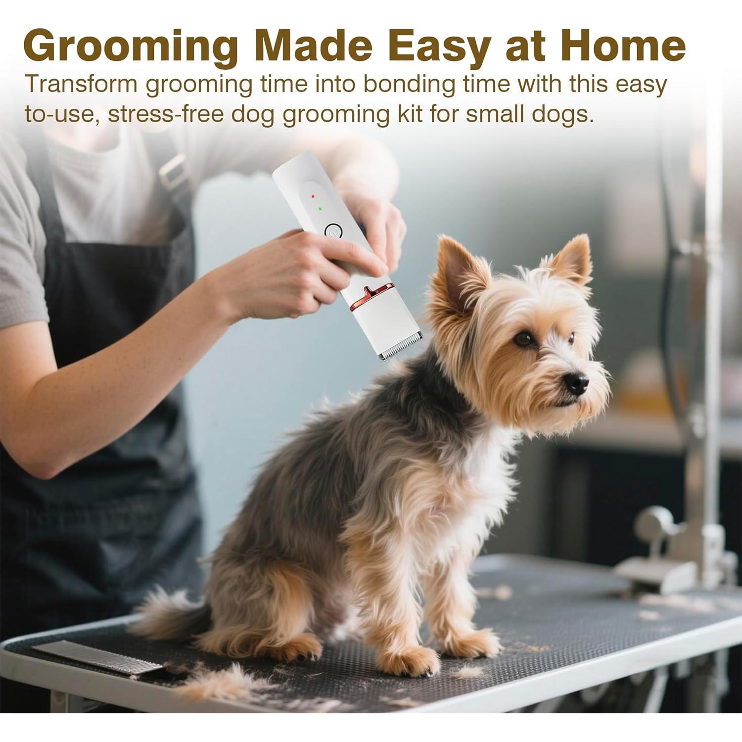 Kit Cortapelos para Perros Petium 4 en 1 Inalámbrico Recargable