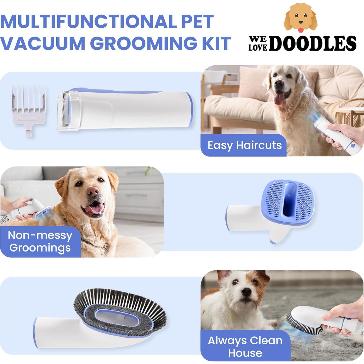 Aspiradora de Aseo para Perros Amamos los Doodles 11 en 1