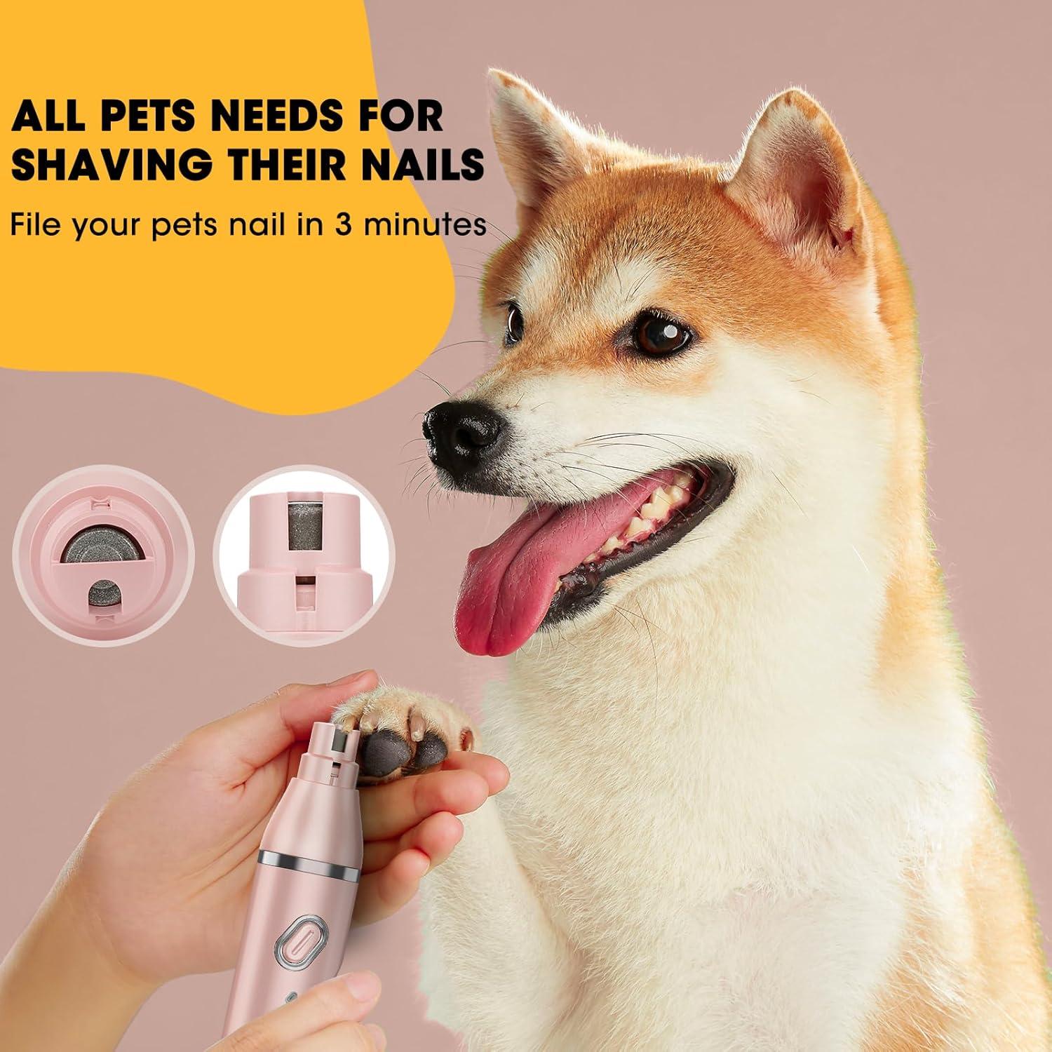 Kit de Aseo para Mascotas Qreeyx 4 en 1 Inalámbrico Rosa