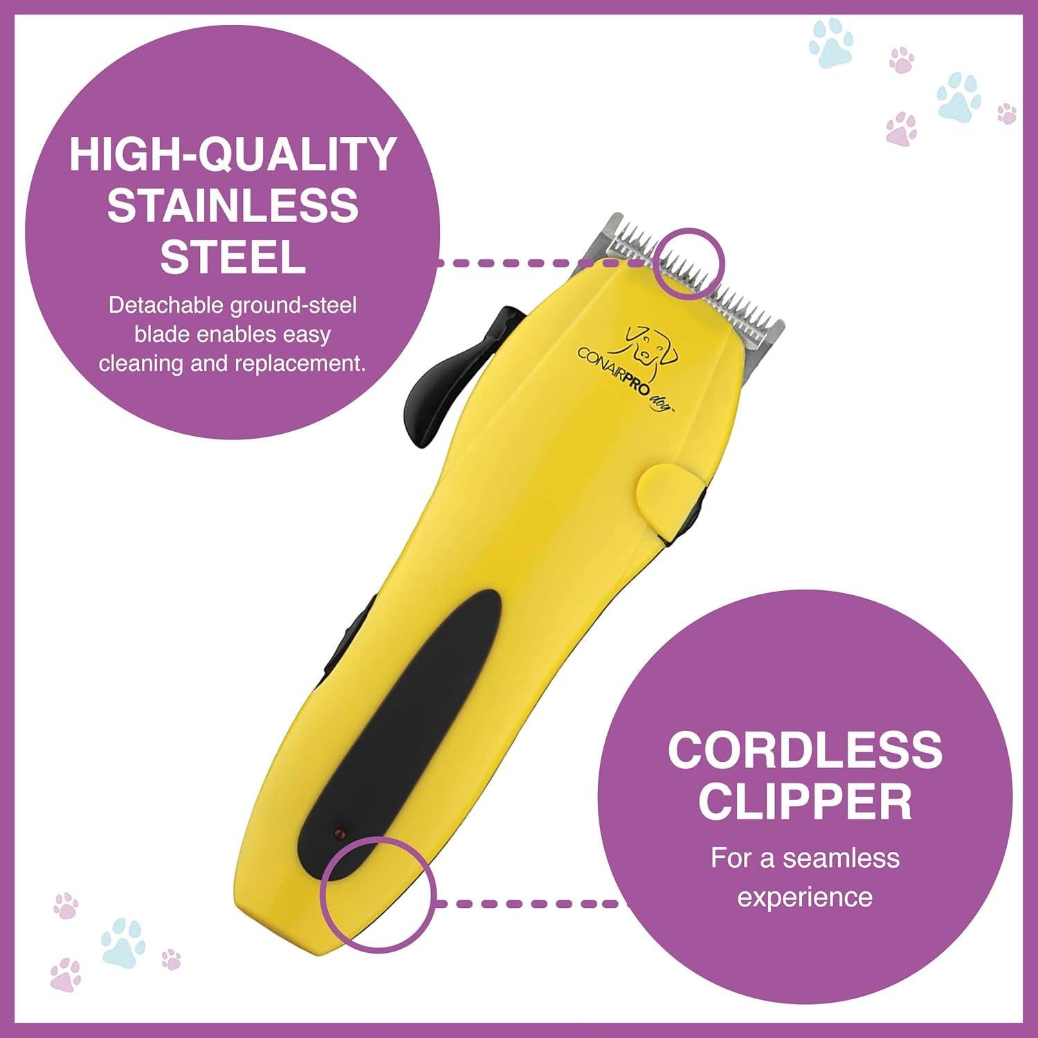 Kit de Aseo para Mascotas CONAIRPROPET 10 Piezas Cortadora