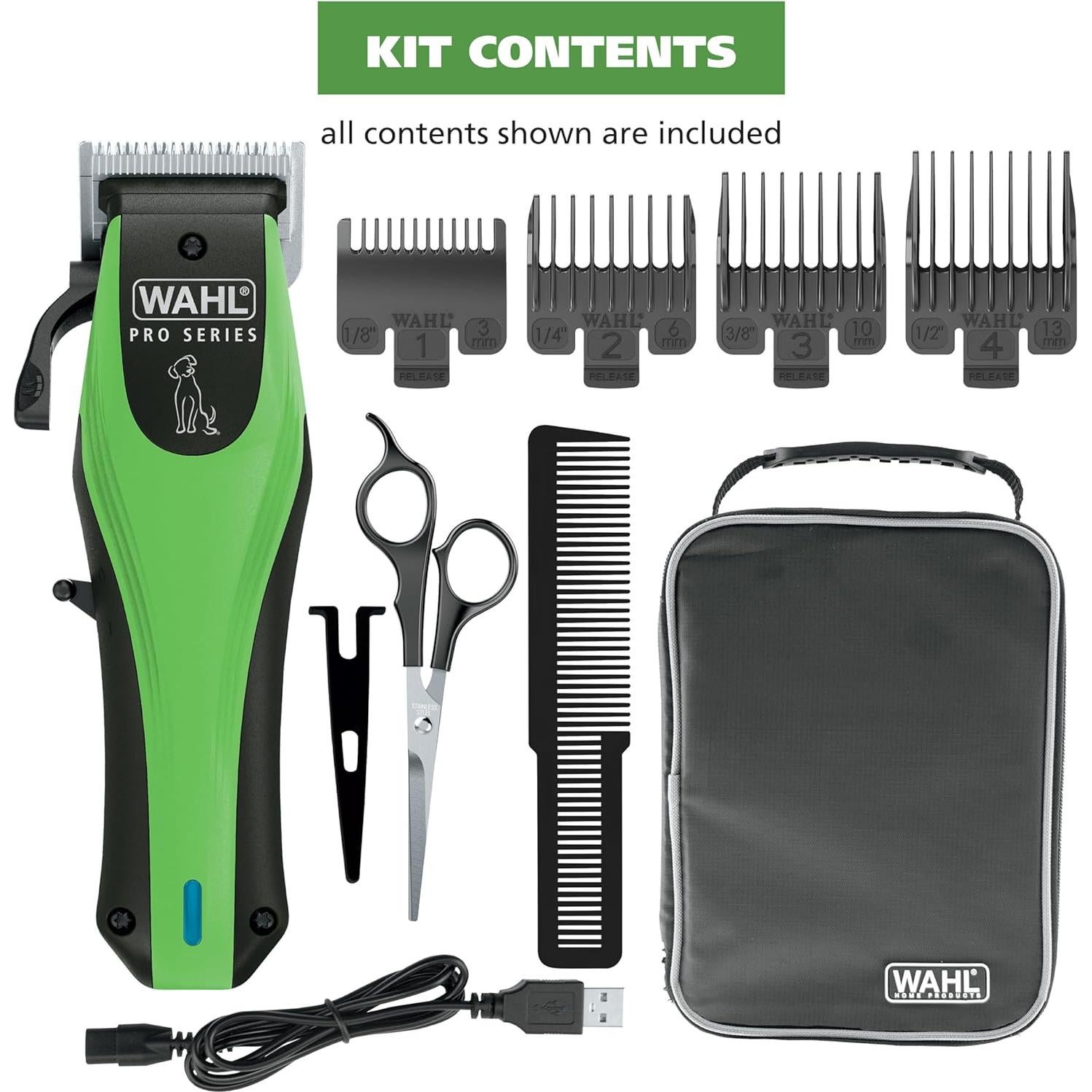 Cortadora de Perros Inalámbrica Wahl Pro Series 3025854 - Kit de Aseo