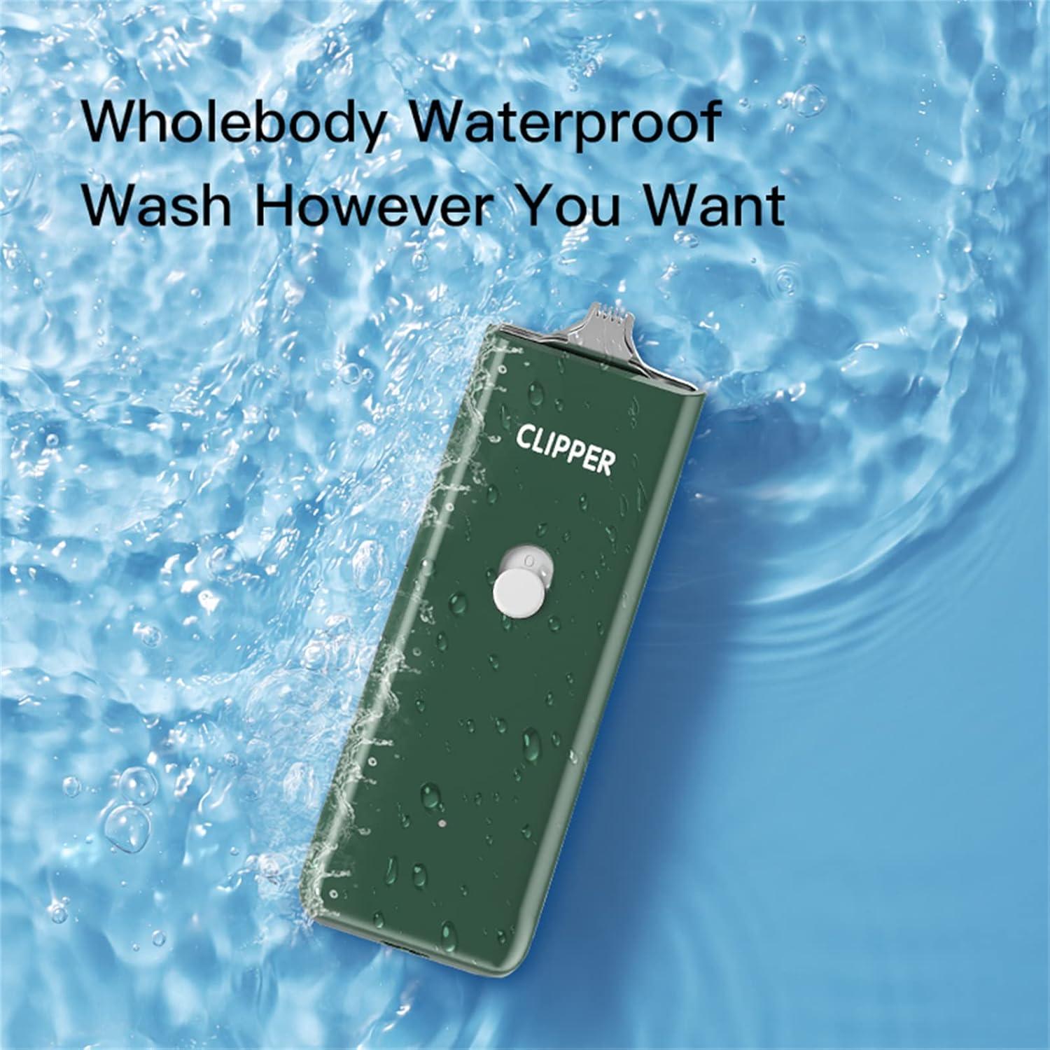 Cortadora de Pelo para Mascotas Founouly MAP005 Verde - Impermeable, Bajo Ruido, Recargable