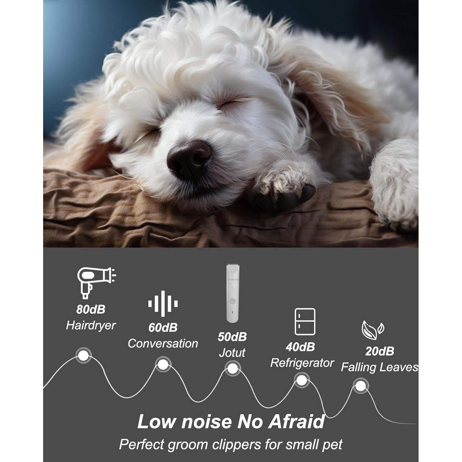 Recortadora eléctrica JOTUT para perros pequeños 4 en 1