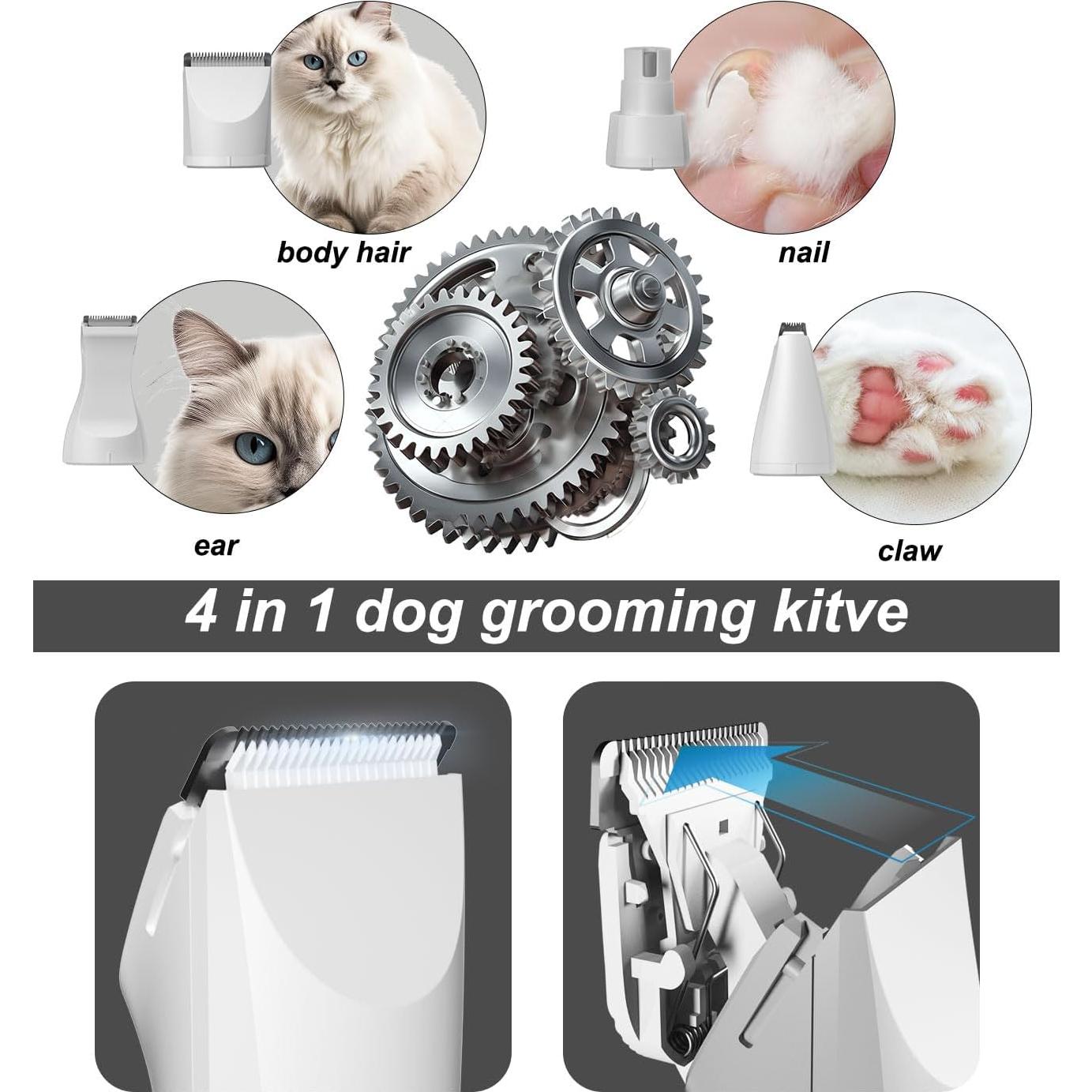 Recortadora eléctrica JOTUT para perros pequeños 4 en 1