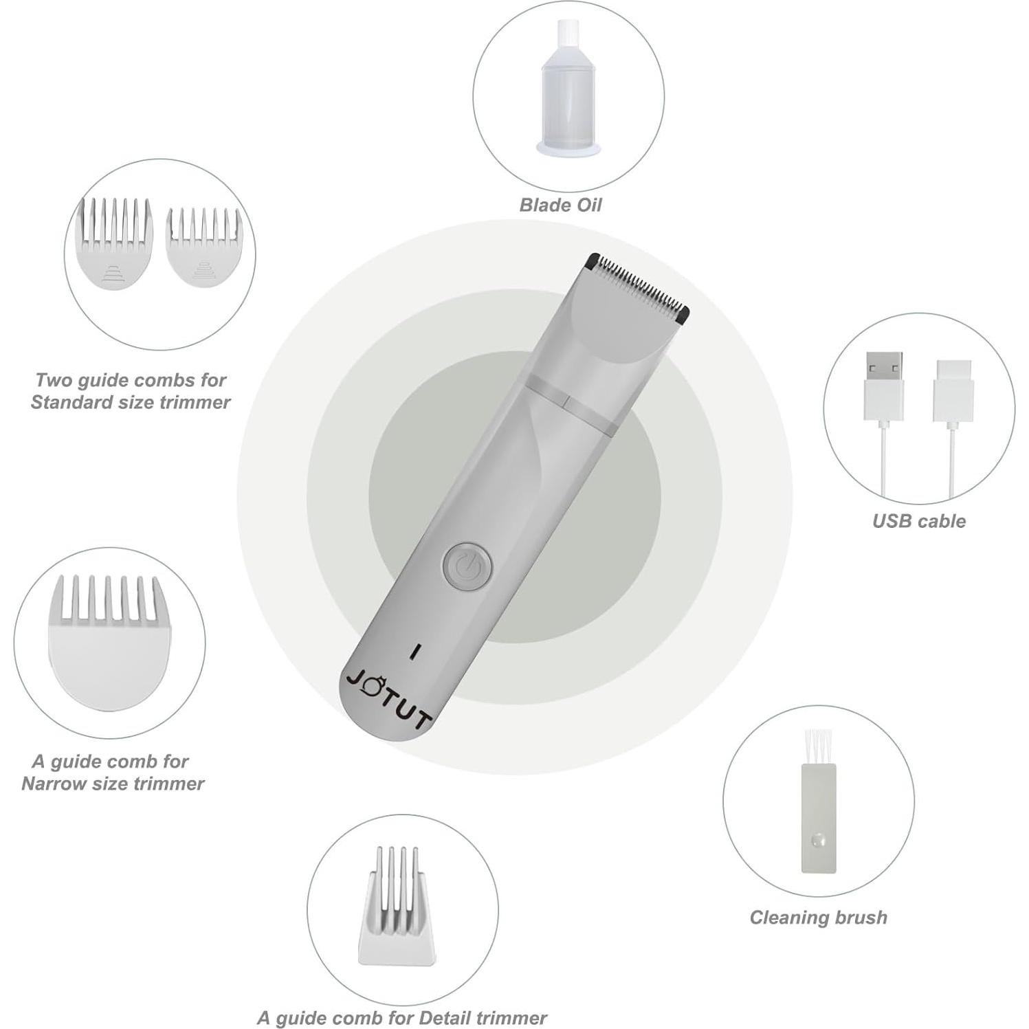 Recortadora eléctrica JOTUT para perros pequeños 4 en 1