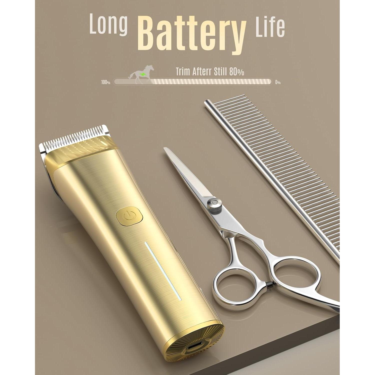 Cortapelos Inalámbrico para Caballos Oneisall RK-034, 11 Piezas