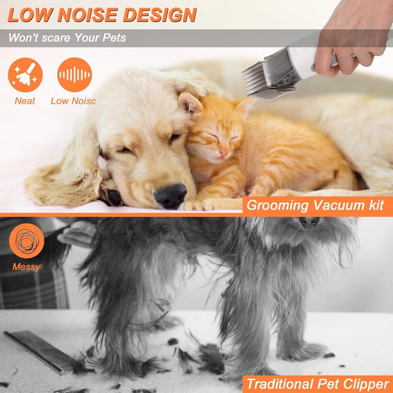 Aspiradora para Mascotas Arkyomi 10 en 1 con Cortadora y Amoladora