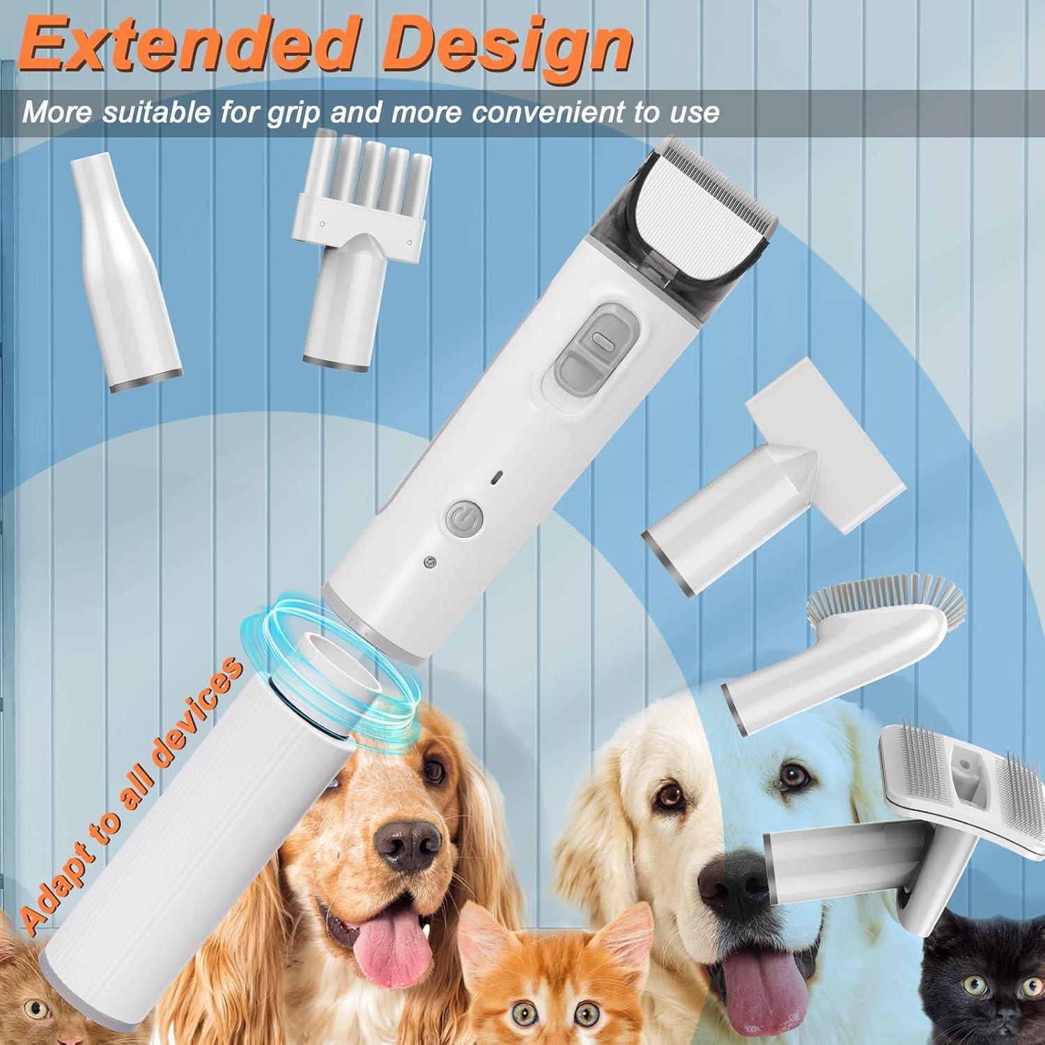 Aspiradora para Mascotas Arkyomi 10 en 1 con Cortadora y Amoladora