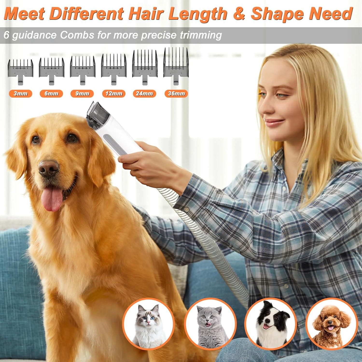 Aspiradora para Mascotas Arkyomi 10 en 1 con Cortadora y Amoladora