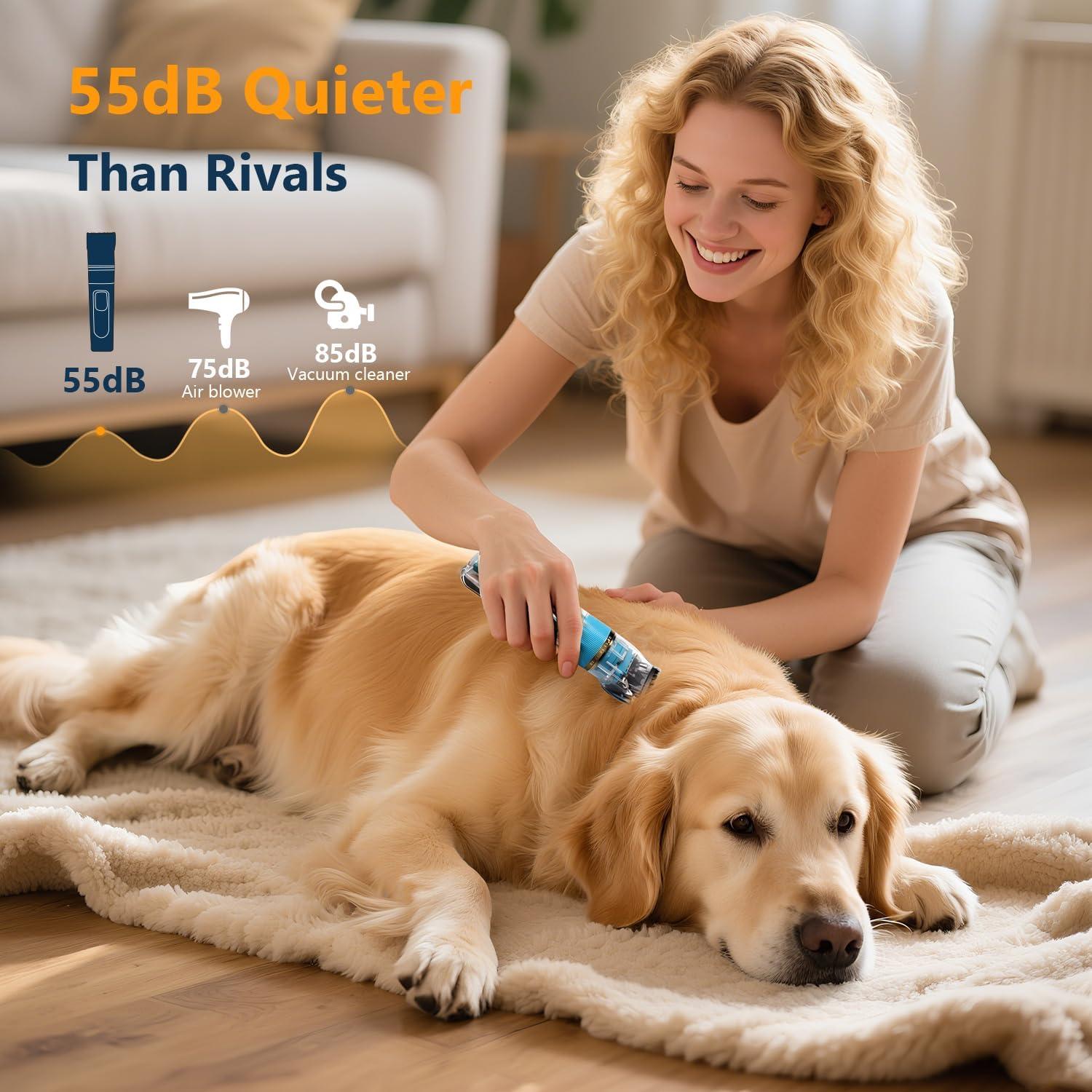 Cortadora Inalámbrica de Perros ZelingHTL G7 Titanio 55dB