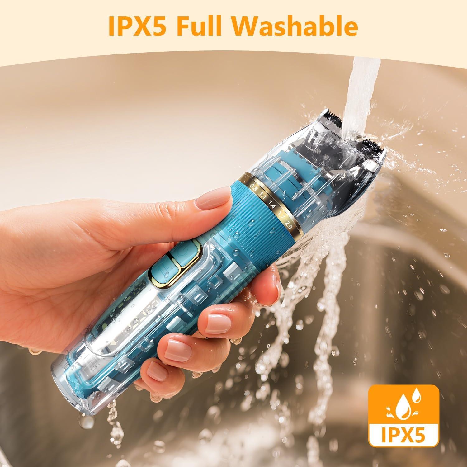 Cortadora Inalámbrica de Perros ZelingHTL G7 Titanio 55dB