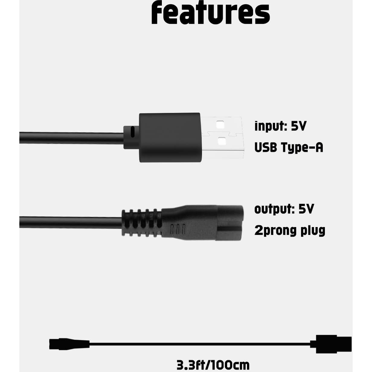 Cargador USB 5V HOLDOG para Cortadoras de Perros y Gatos