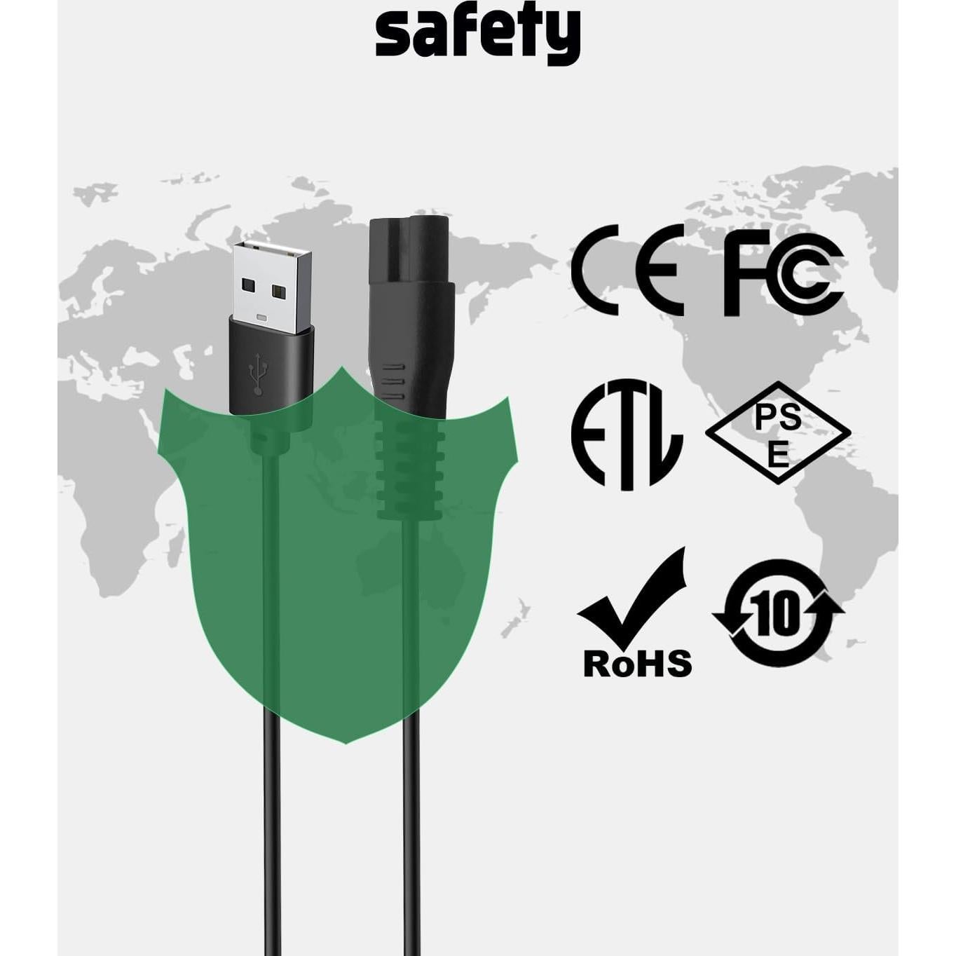 Cable de Carga USB 5V para Cortadoras Oneisall 1m
