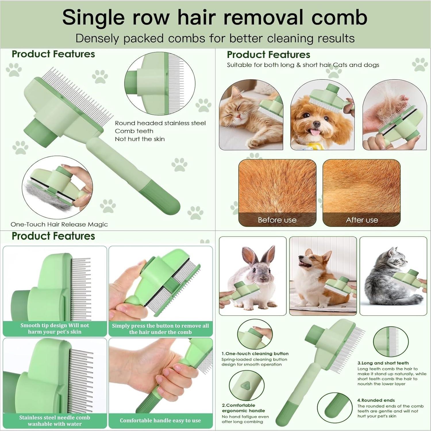 Kit de Aseo 9 en 1 JoyPaws para Perros y Gatos