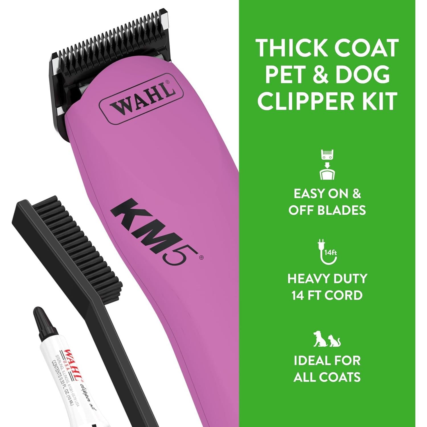 Cortadora de Pelo para Mascotas Wahl Professional 9787-300 Rosa