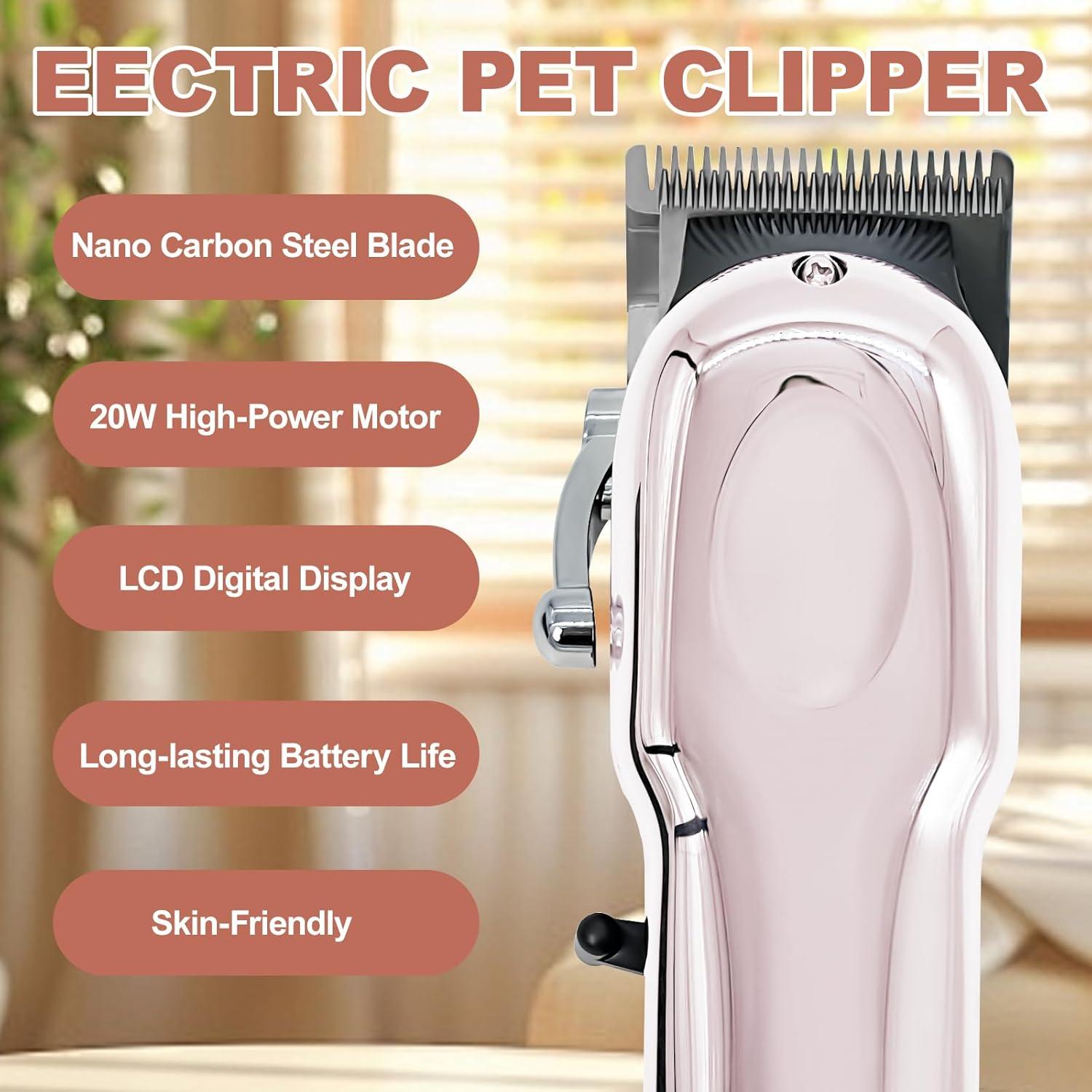 Cortadora de Pelo Profesional Nevixtal Inalámbrica 20W LED