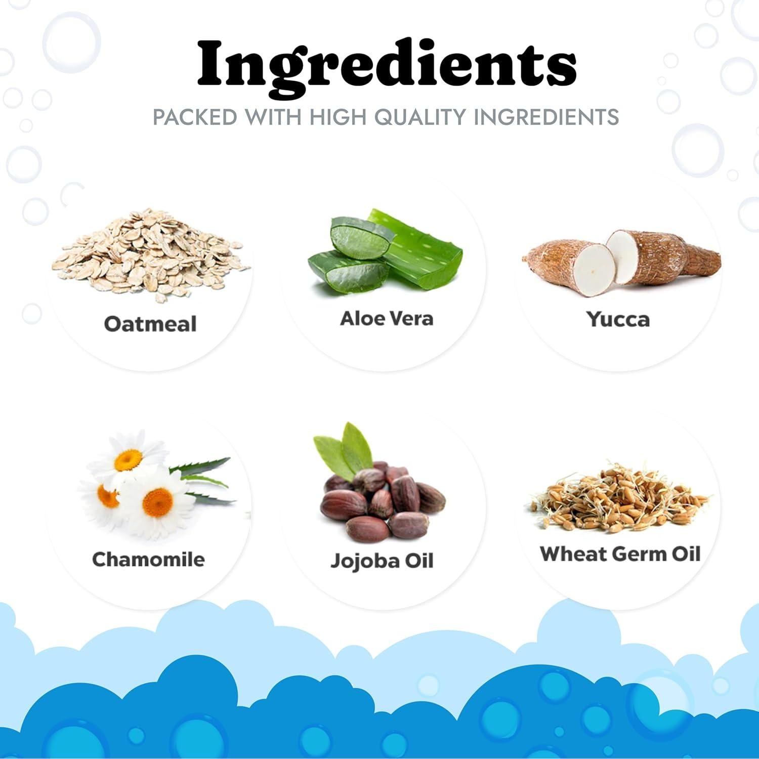 Champú Natural para Perros Vital Pet Life 64 oz - Avena y Aloe Vera