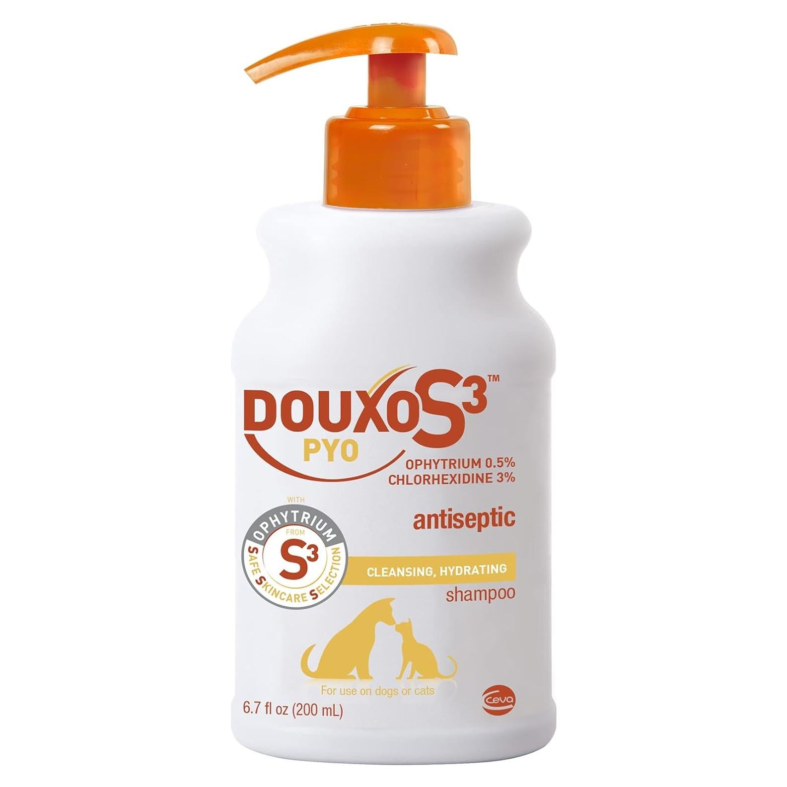 Champú Douxo S3 Pyo 200 mL - Antiséptico para Perros y Gatos