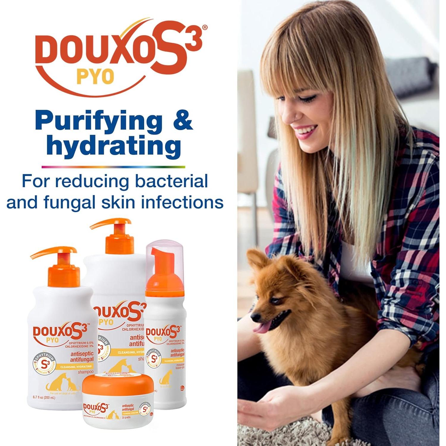 Champú Douxo S3 Pyo 200 mL - Antiséptico para Perros y Gatos