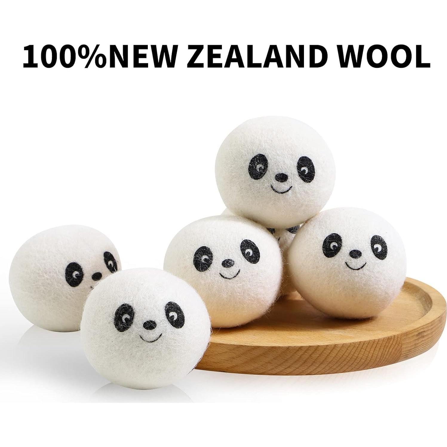 Bolas de Secadora de Lana MaHonestFelt - 6 Unidades Reutilizables