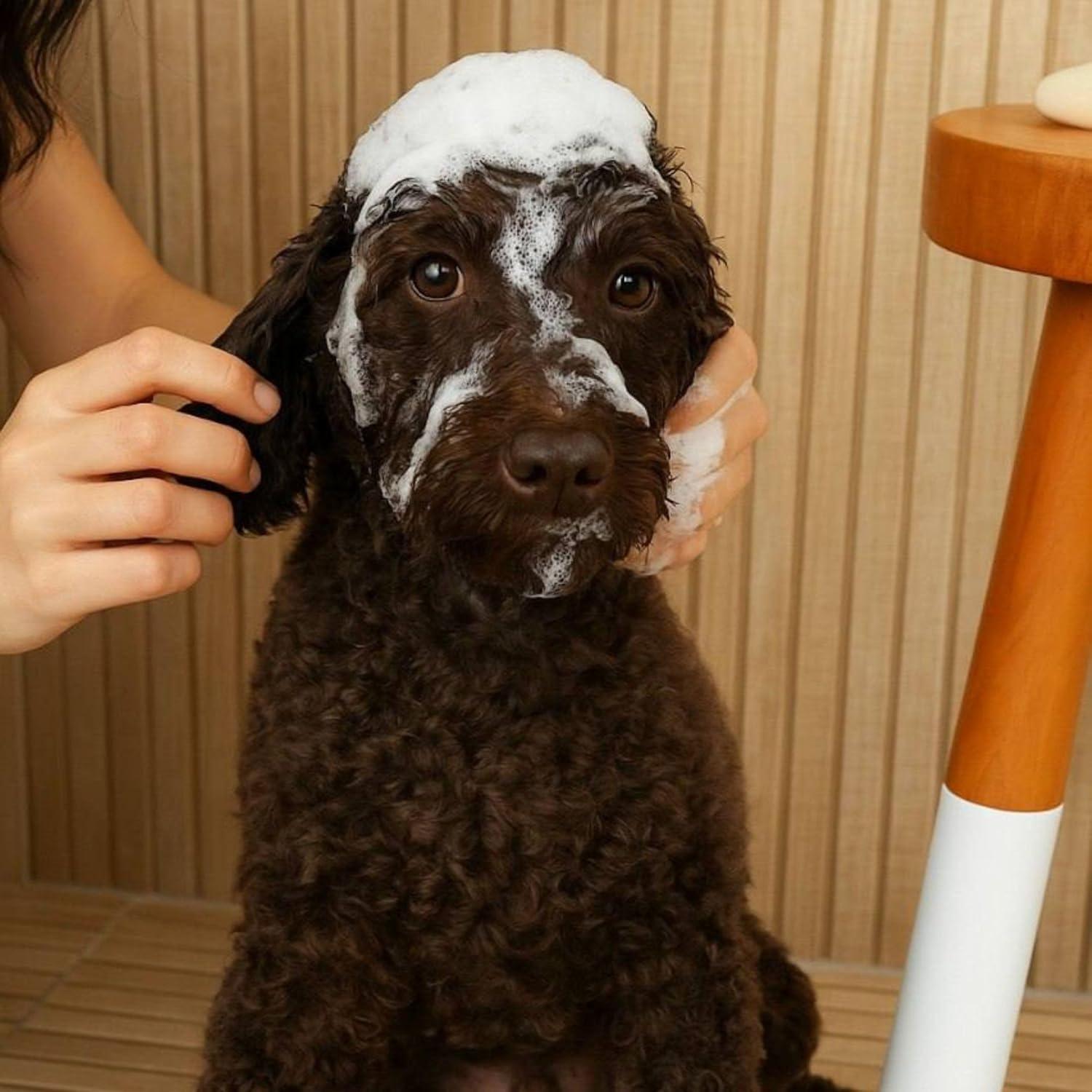 Champú y Acondicionador Orgánico Petsmont 2 en 1 para Perros y Gatos - Alivio Piel Sensible 453.6g