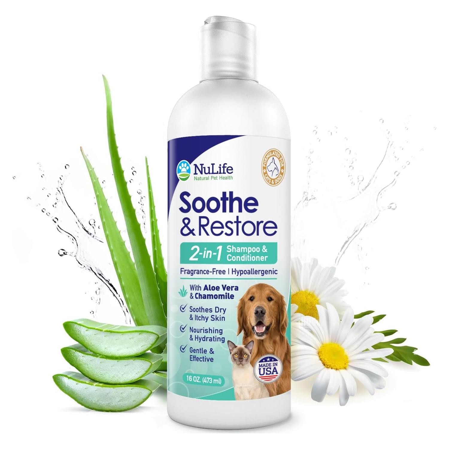 Champú y Acondicionador 2-en-1 NuLife con Aloe Vera 453g