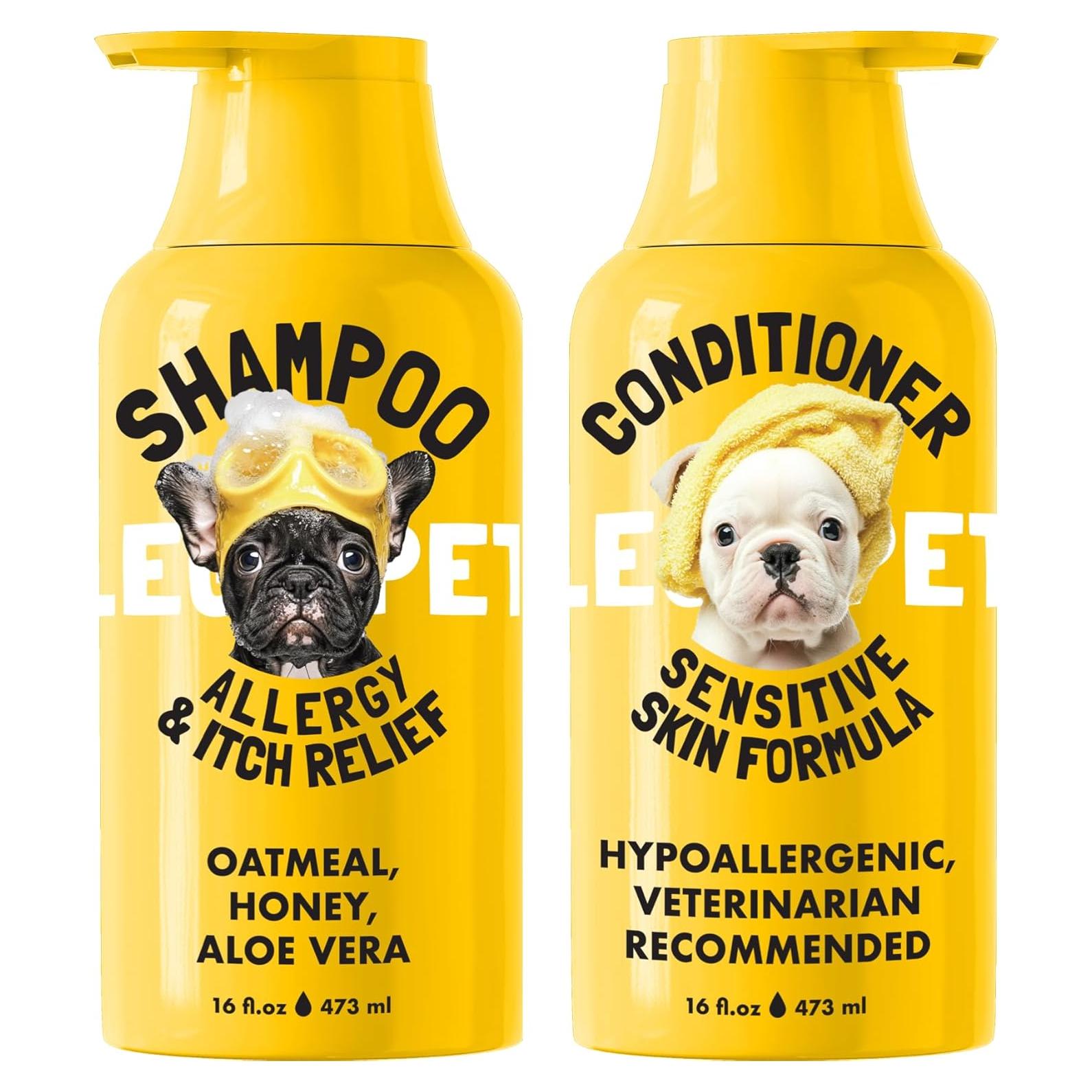 Champú y Acondicionador 2 en 1 LEGITPET para Perros 2 x 473ml