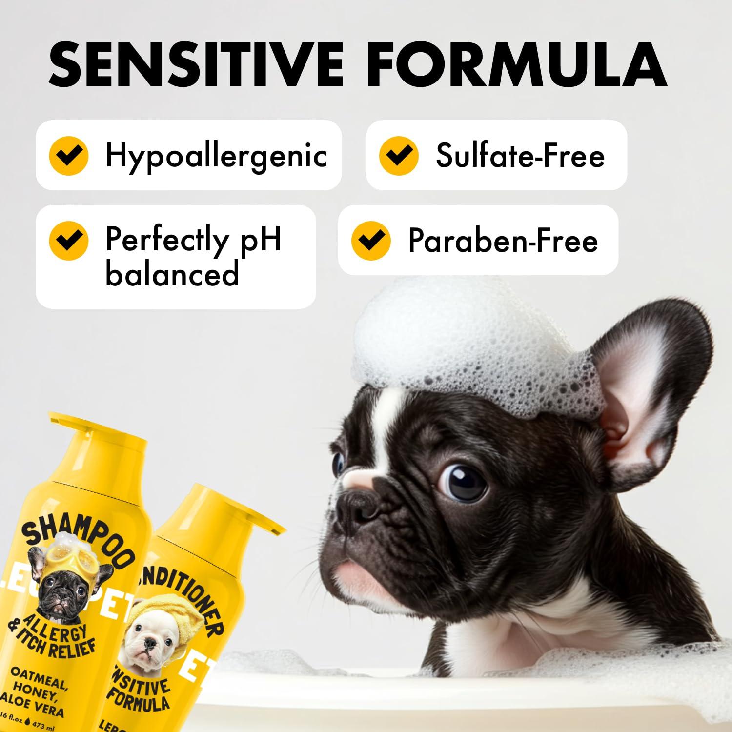 Champú y Acondicionador 2 en 1 LEGITPET para Perros 2 x 473ml