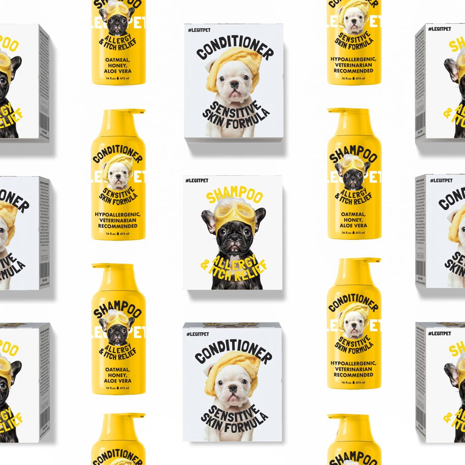 Champú y Acondicionador 2 en 1 LEGITPET para Perros 2 x 473ml