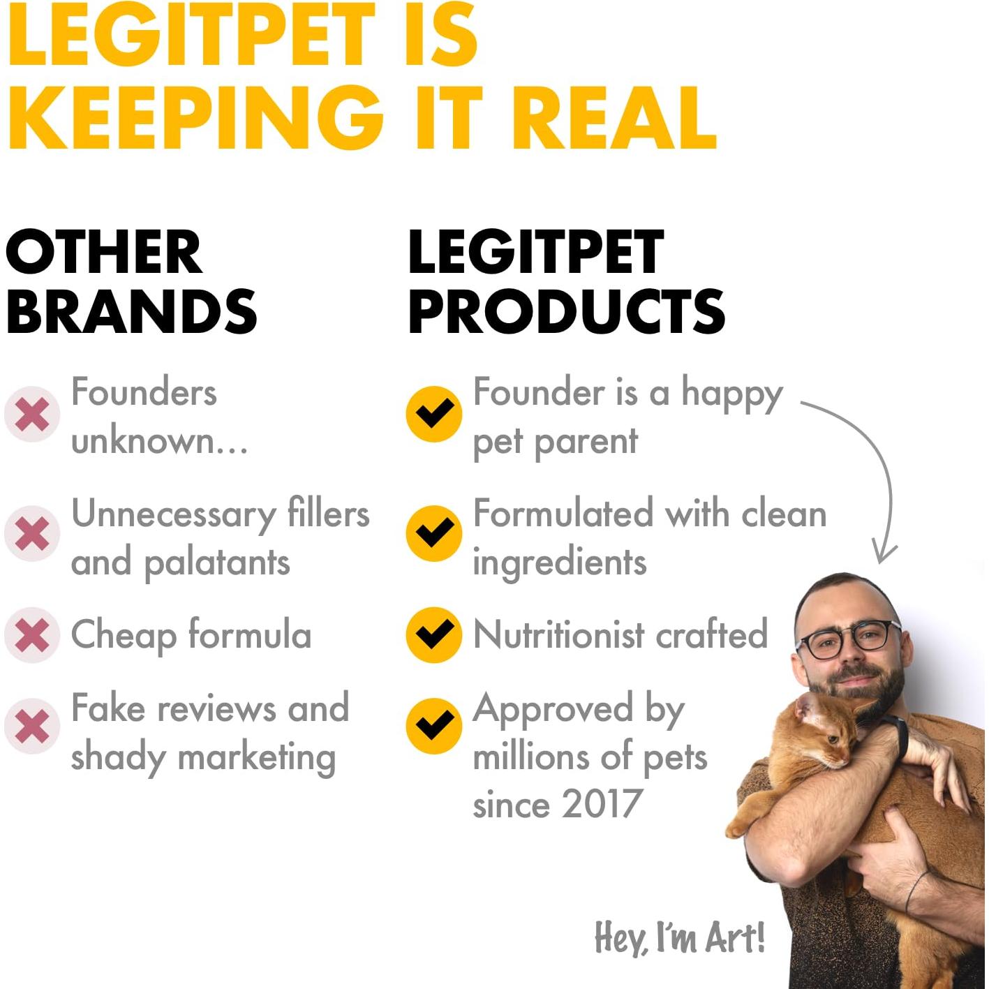 Champú y Acondicionador 2 en 1 LEGITPET para Perros 2 x 473ml