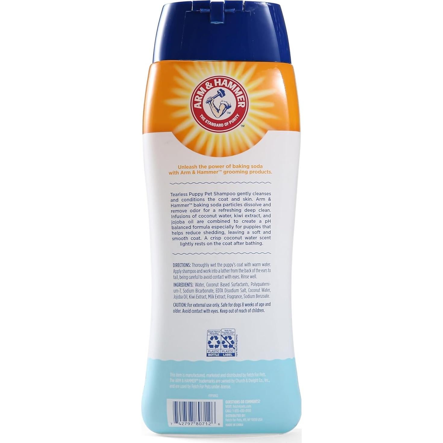 Champú para Cachorros Arm & Hammer 567g Sin Lagrimas Coco