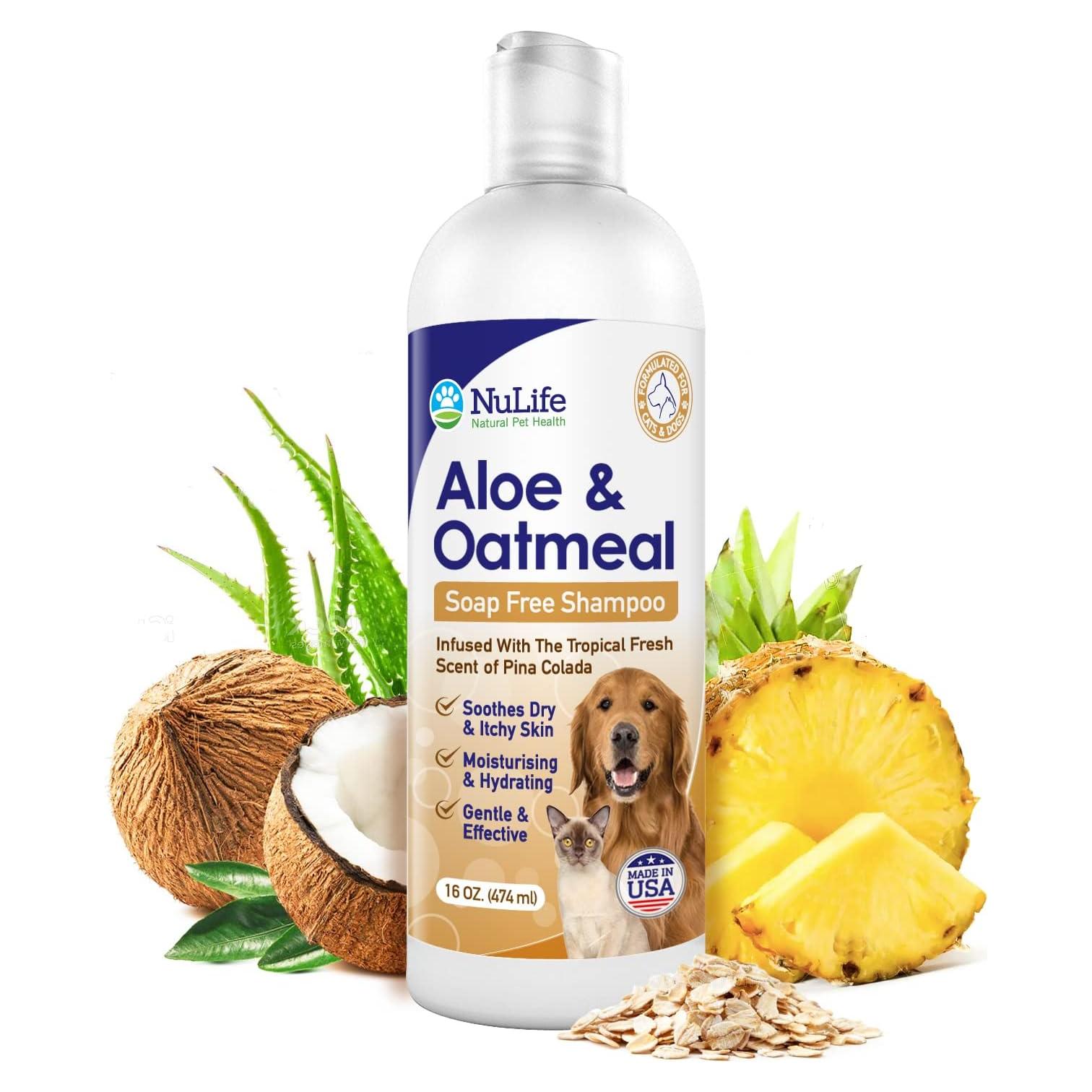 Champú Hipoalergénico para Perros NuLife 500ml Aloe Vera y Avena
