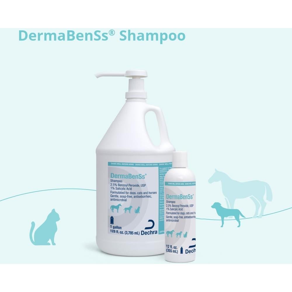 Champú DermaBenS para Perros, Gatos y Caballos 340g