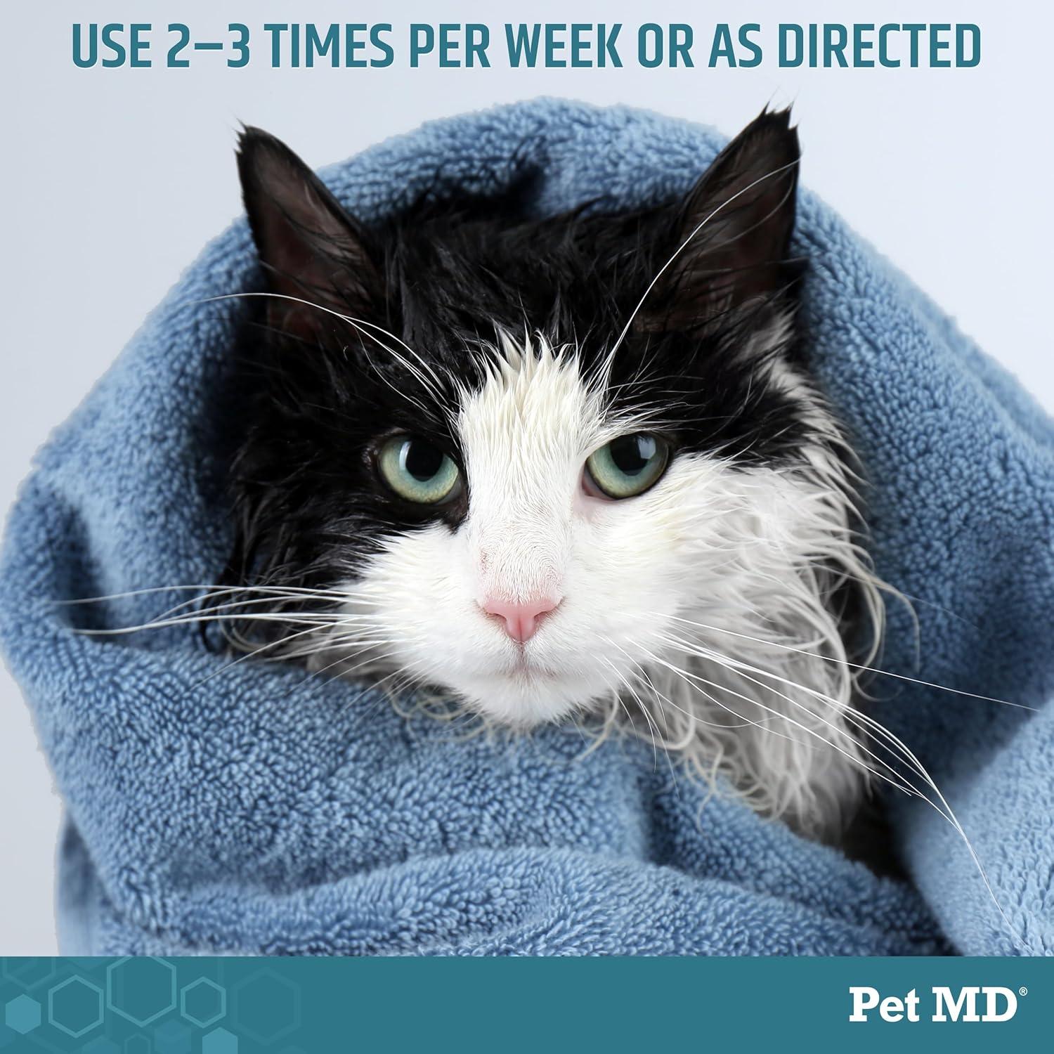 Champú Medicado Pet MD con Peróxido de Benzoilo 340 g - Alivio Picazón