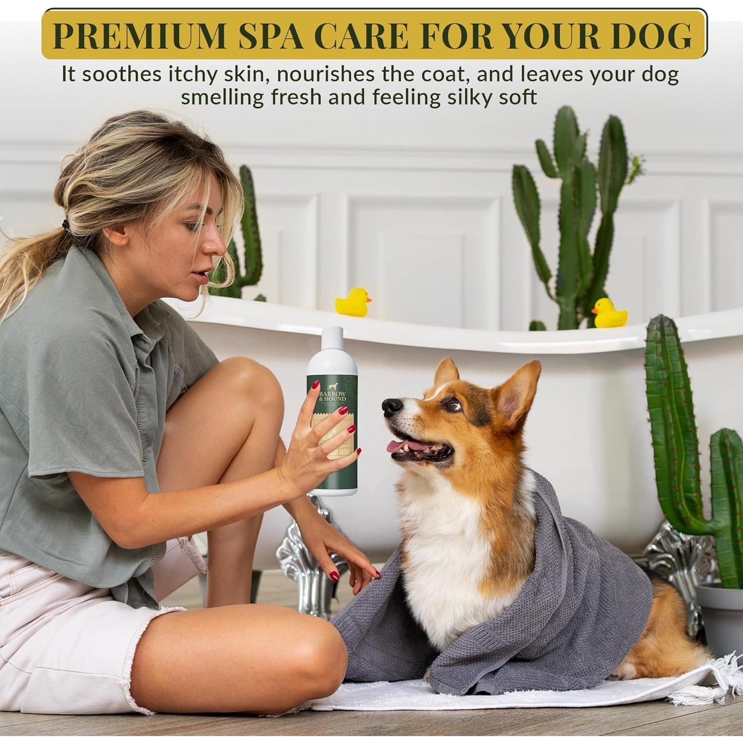 Champú y Acondicionador 5 en 1 Barrow & Hound - Natural, Hipoalergénico, 473ml